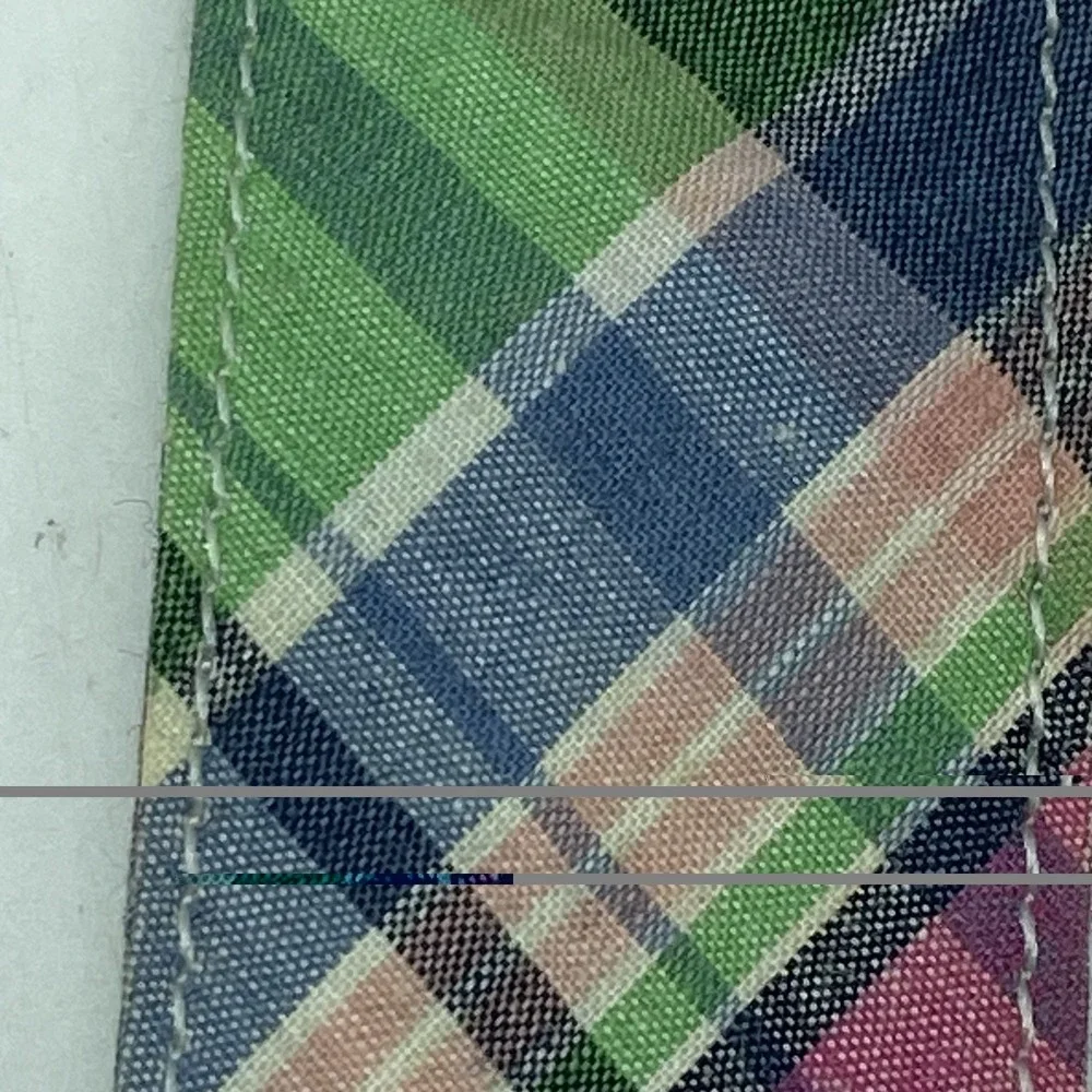 Gymboree Pastel Plaid Suspenders Size 6 Preppy Adjustable Y-Back Easter Wedding
